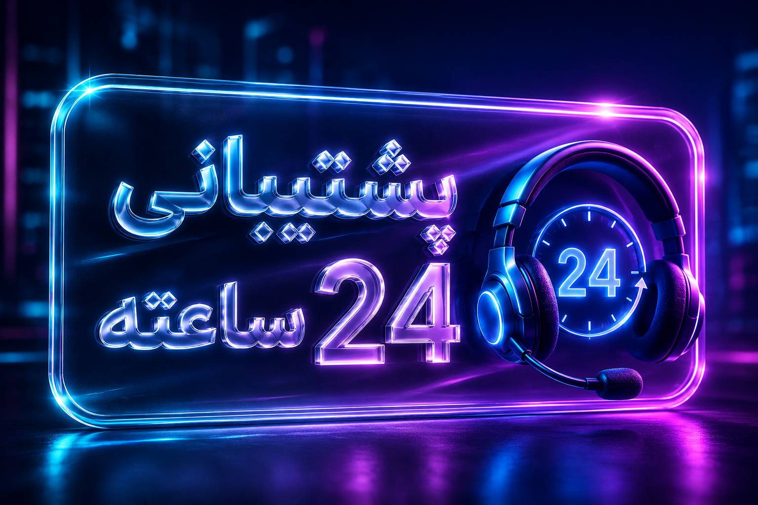 پشتیبانی 24 ساعته